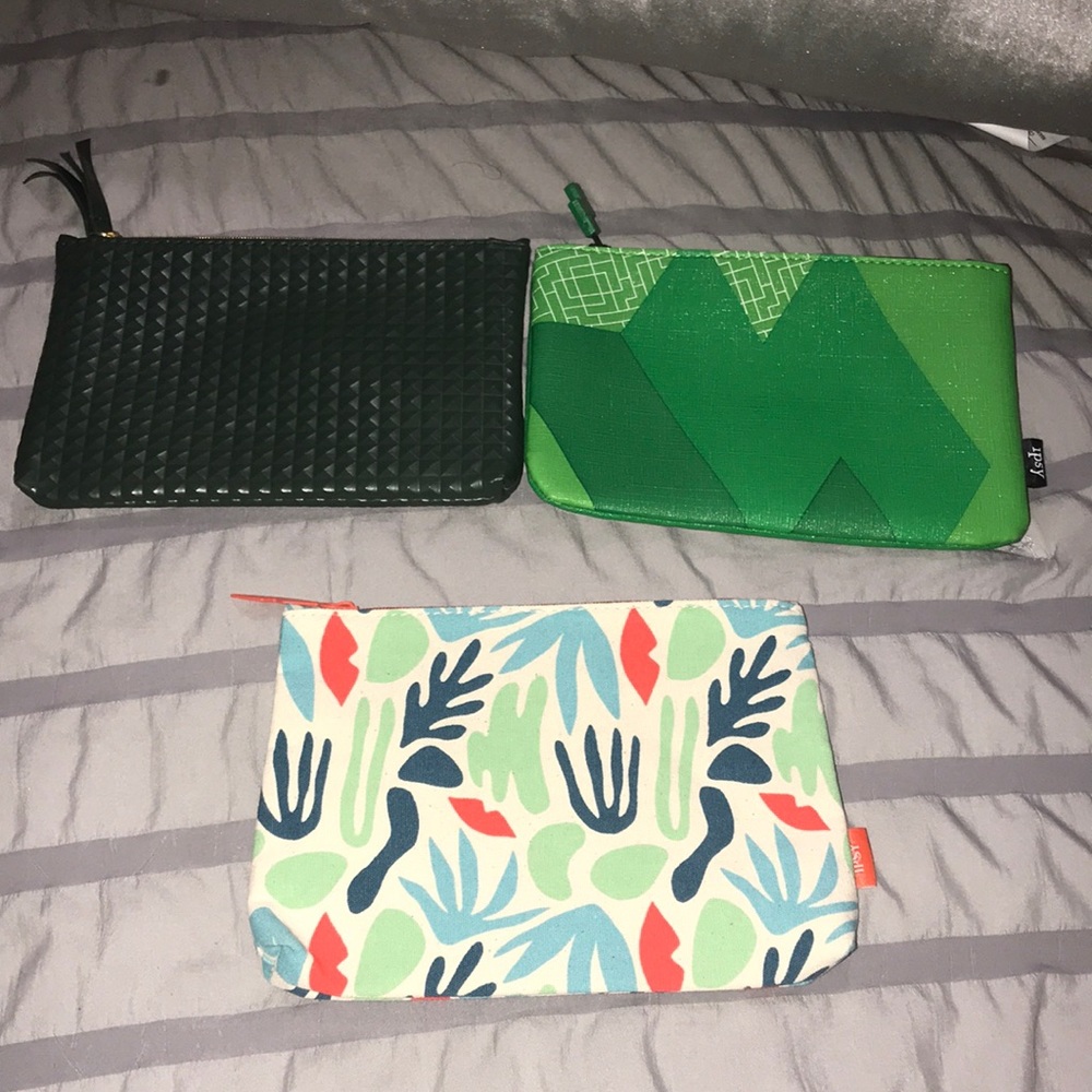 Lot of 3 makeup bags. New without tags.